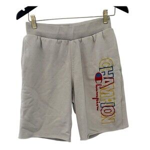 Champion Reverse Weave Men's Athletic Shorts Small Beige Drawstring Pockets